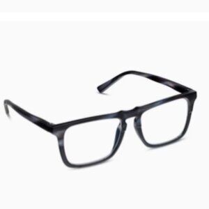 Peepers Traveler Blue Light Blocking Reading Glasses in Charcoal Horn/Black